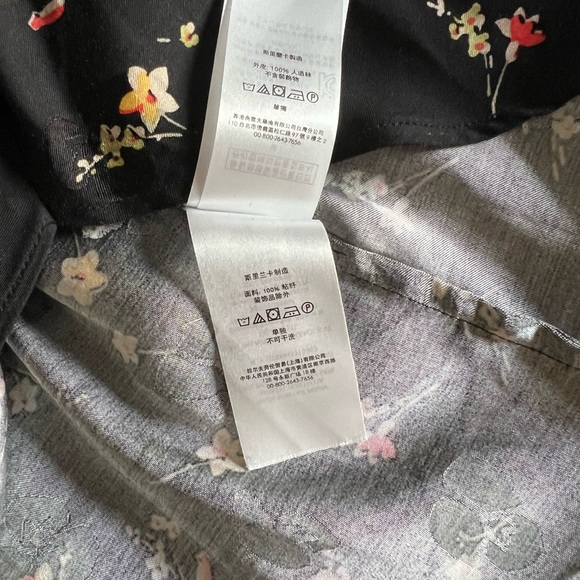 Lauren Ralph Lauren Tahiya Floral Print Dress Ruffle Long Sleeve Viscose Sz 6 . - Picture 12 of 14